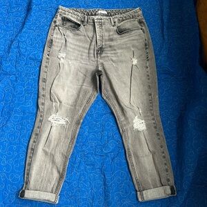 Good American distressed jeans